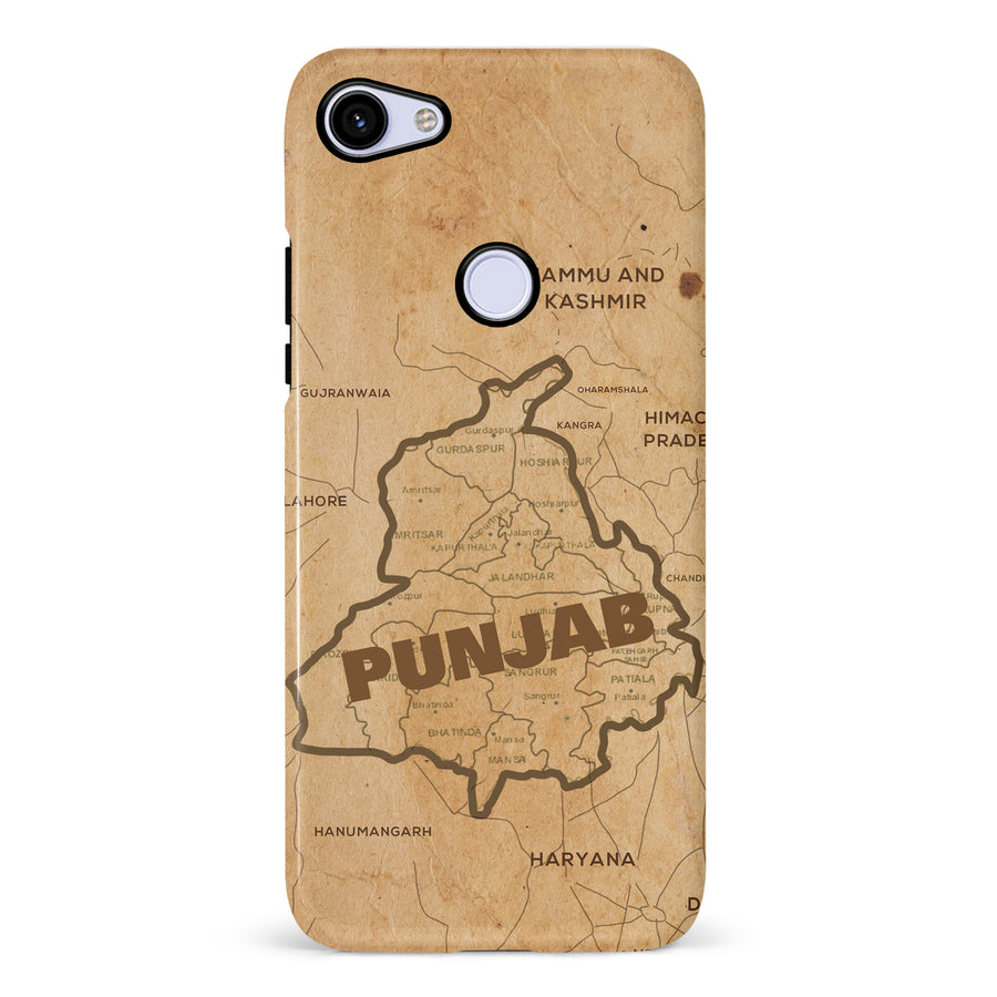 Google Pixel 3A Map of Punjab Phone Case