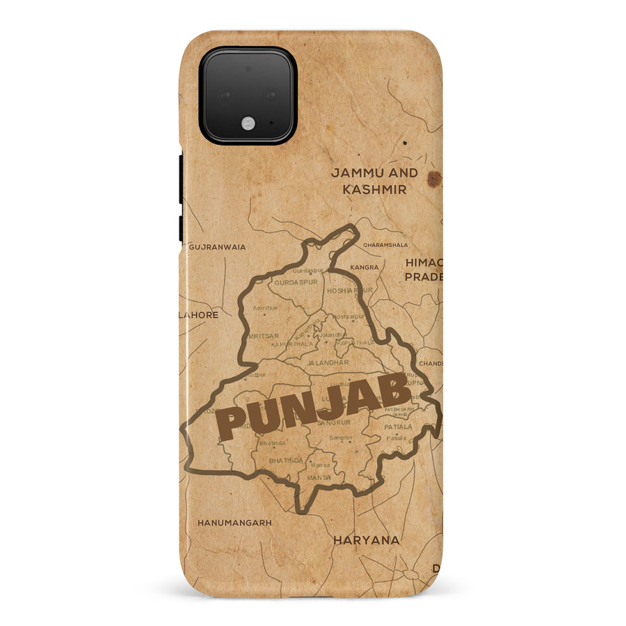 Google Pixel 4 Map of Punjab Phone Case