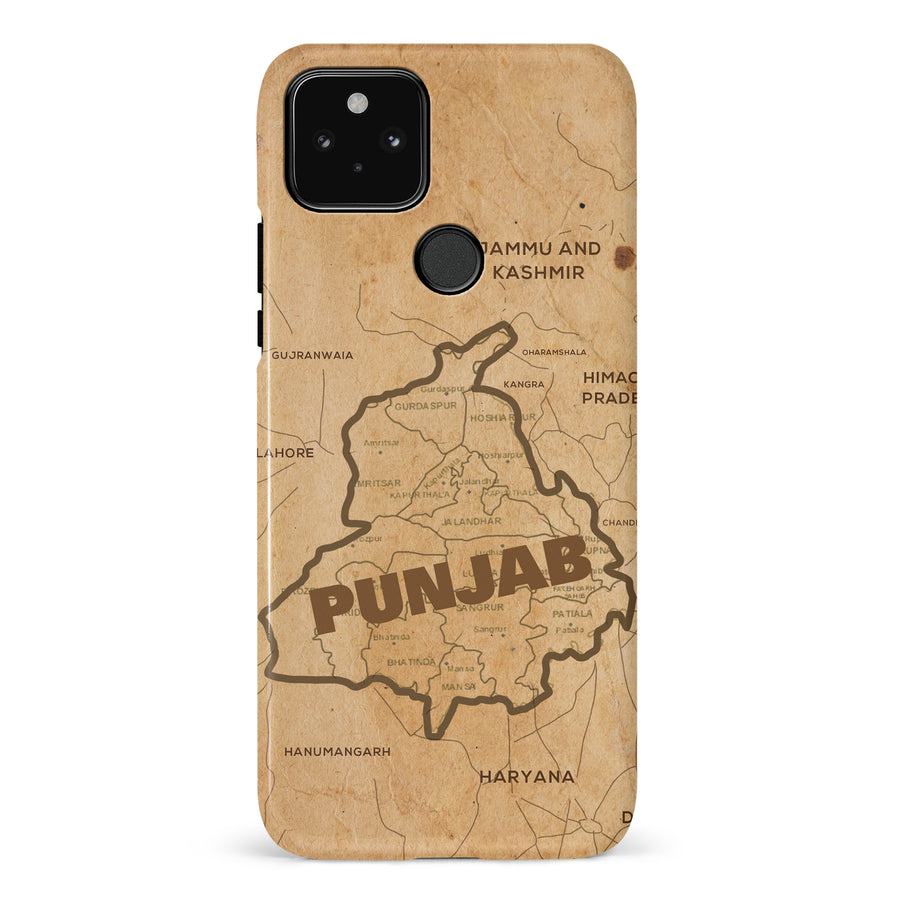 Google Pixel 5 Map of Punjab Phone Case