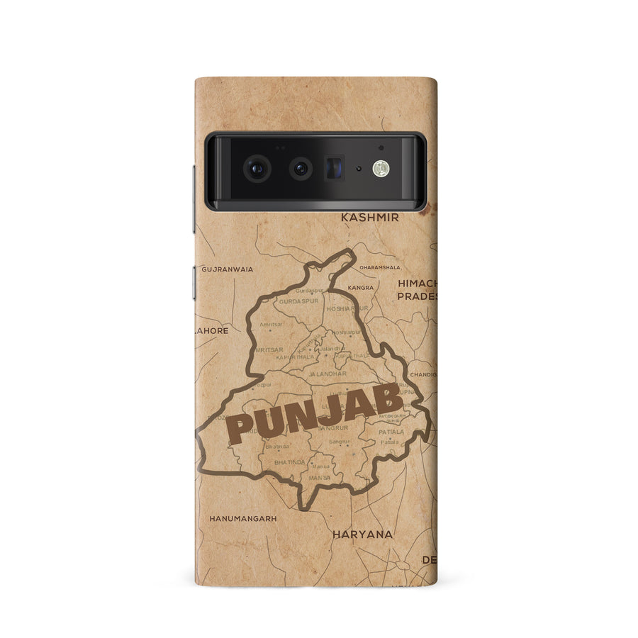 Google Pixel 6 Map of Punjab Phone Case