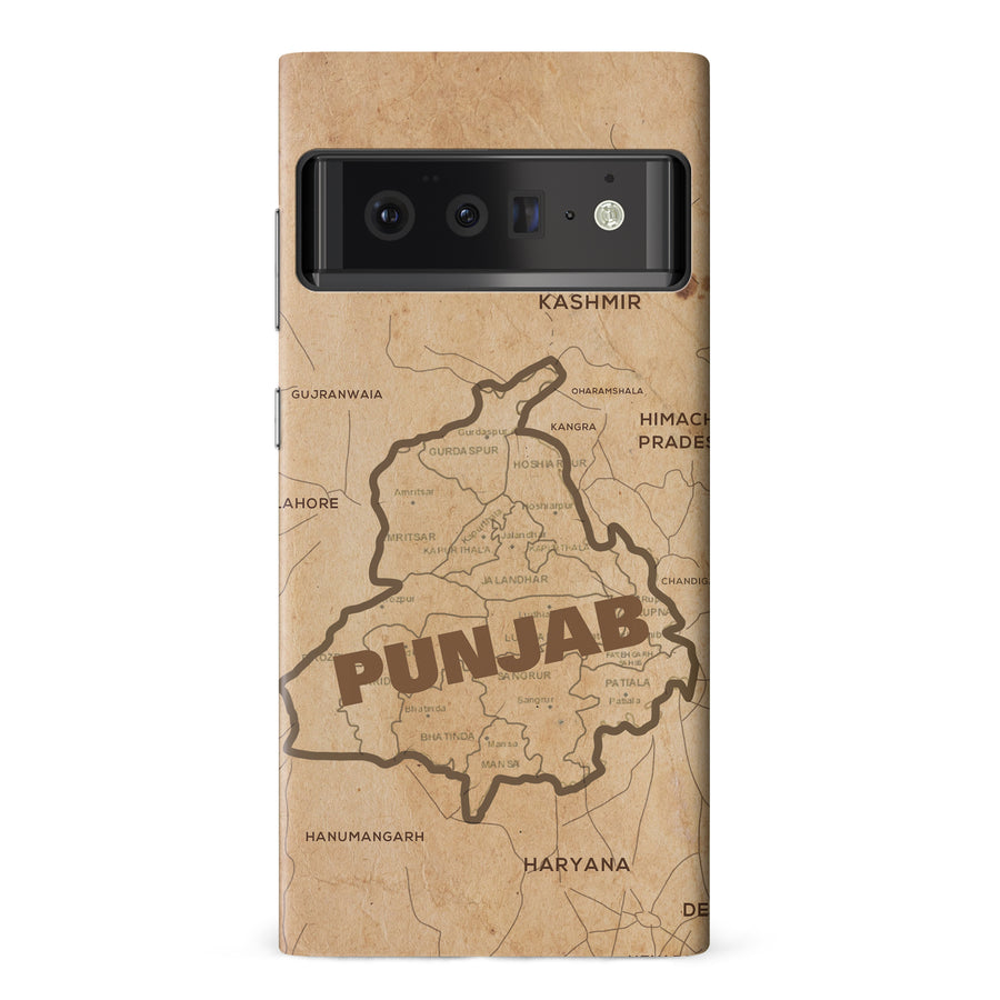 Google Pixel 6 Pro Map of Punjab Phone Case