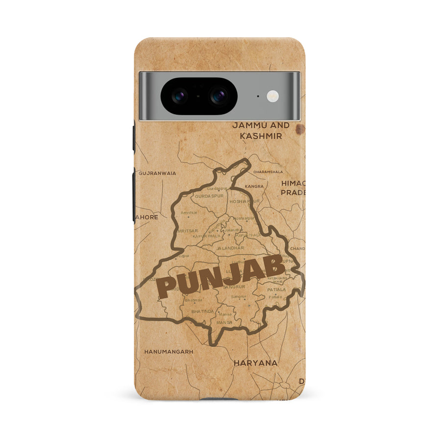 Google Pixel 8 Map of Punjab Phone Case