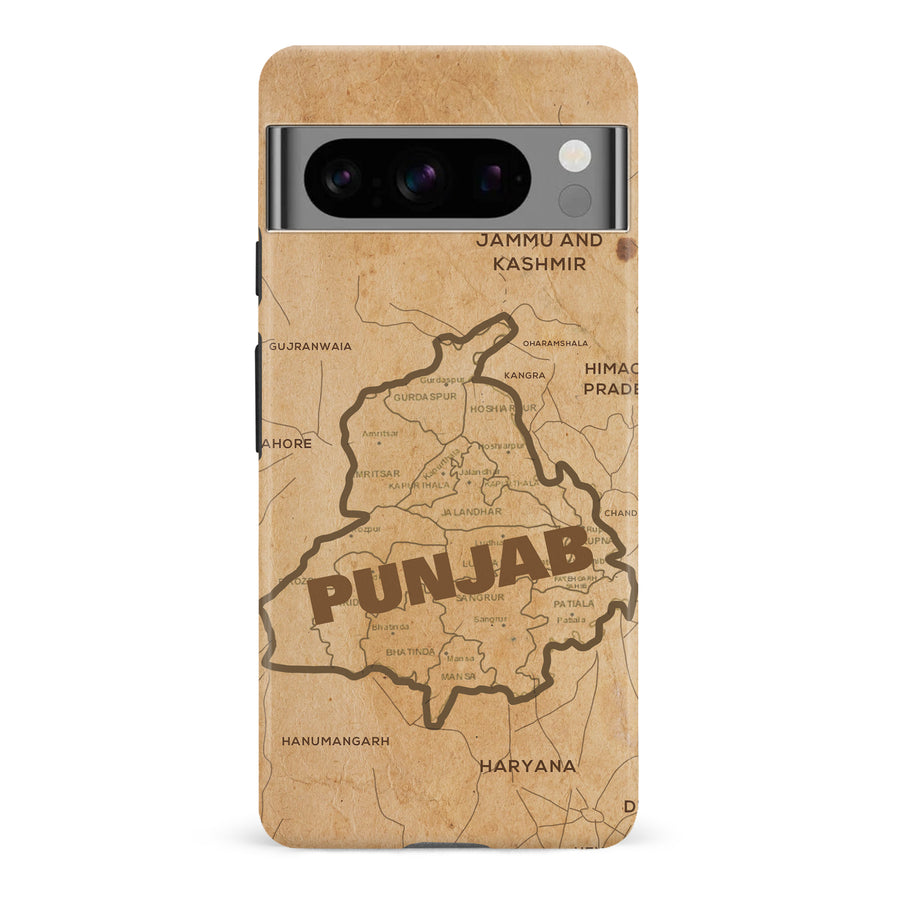 Google Pixel 8 Pro Map of Punjab Phone Case