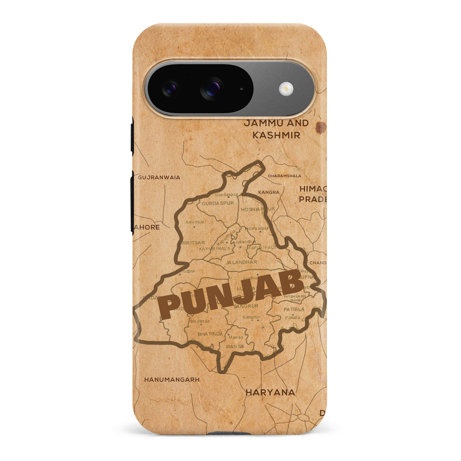 Google Pixel 9 Map of Punjab Phone Case