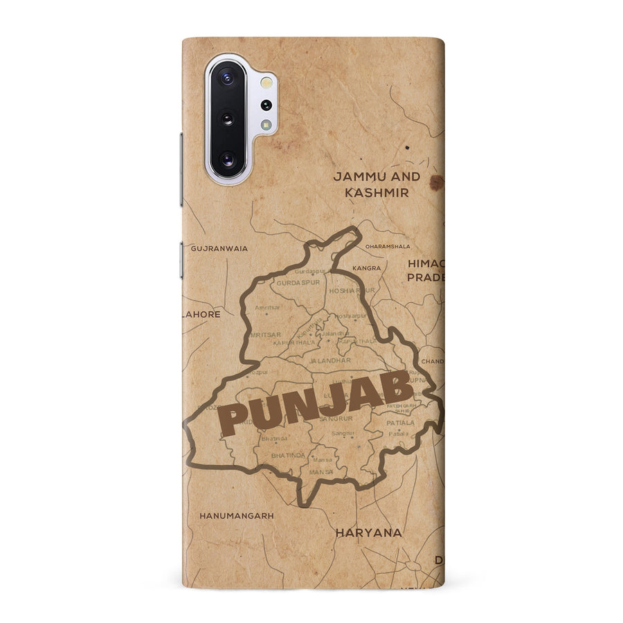 Samsung Galaxy Note 10 Plus Map of Punjab Phone Case