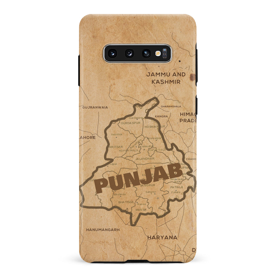 Samsung Galaxy S10 Map of Punjab Phone Case