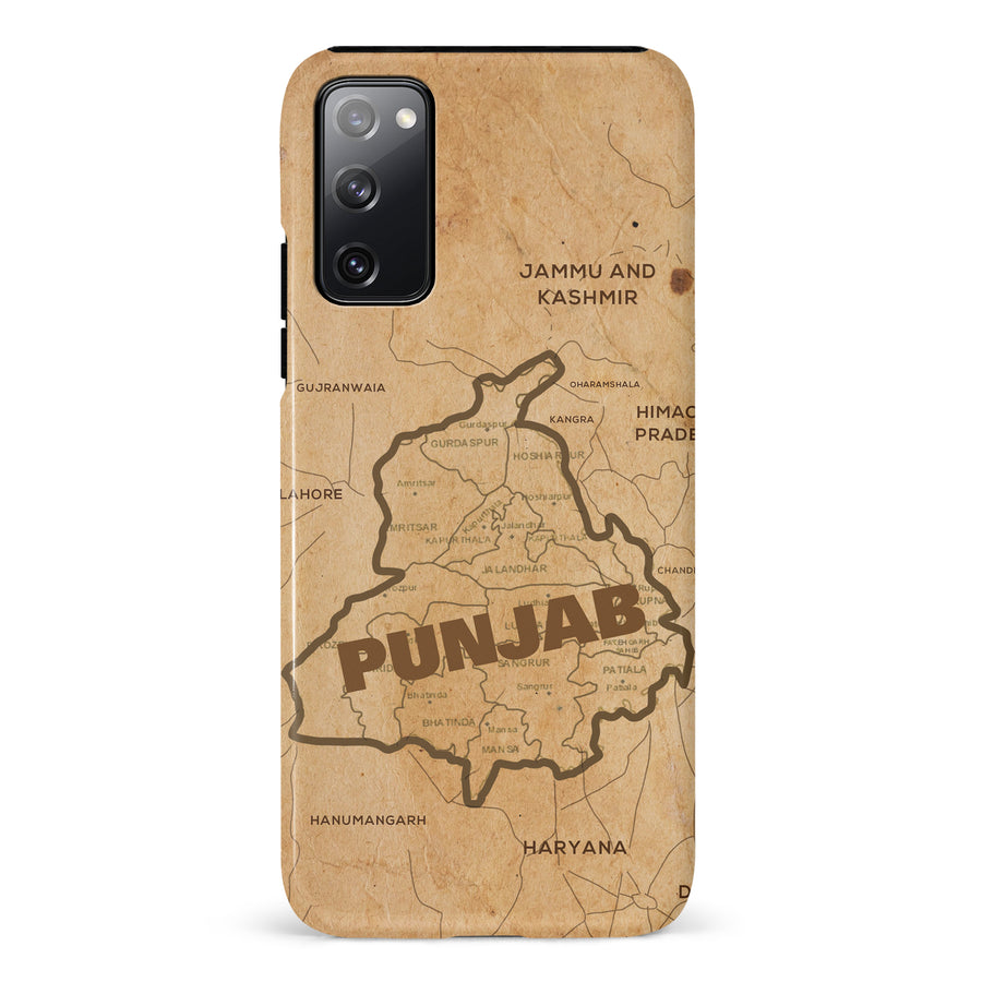 Samsung Galaxy S20 FE Map of Punjab Phone Case