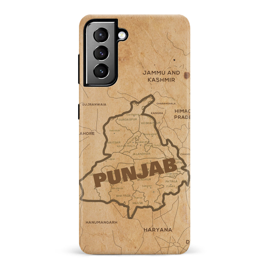 Samsung Galaxy S21 Plus Map of Punjab Phone Case