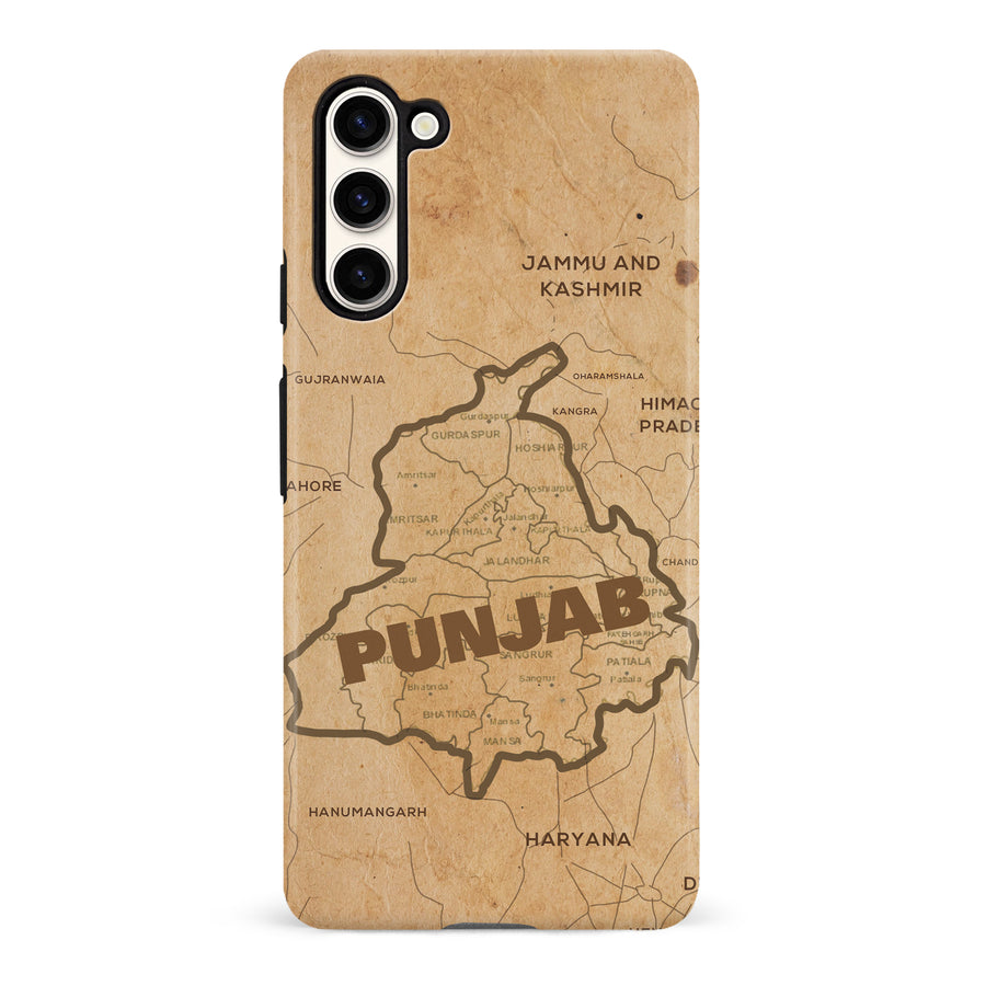 Samsung Galaxy S23 Map of Punjab Phone Case