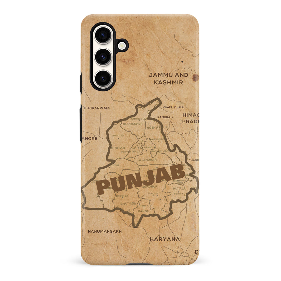 Samsung Galaxy S23 FE Map of Punjab Phone Case