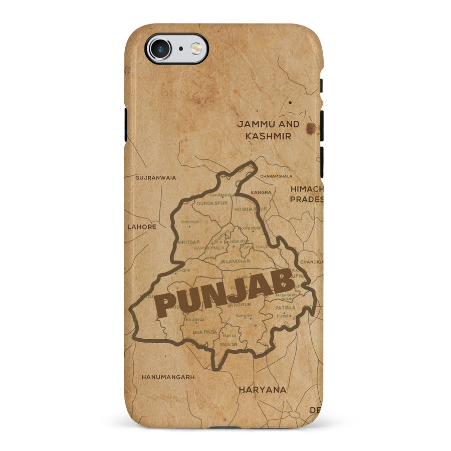 iPhone 6 Map of Punjab Phone Case