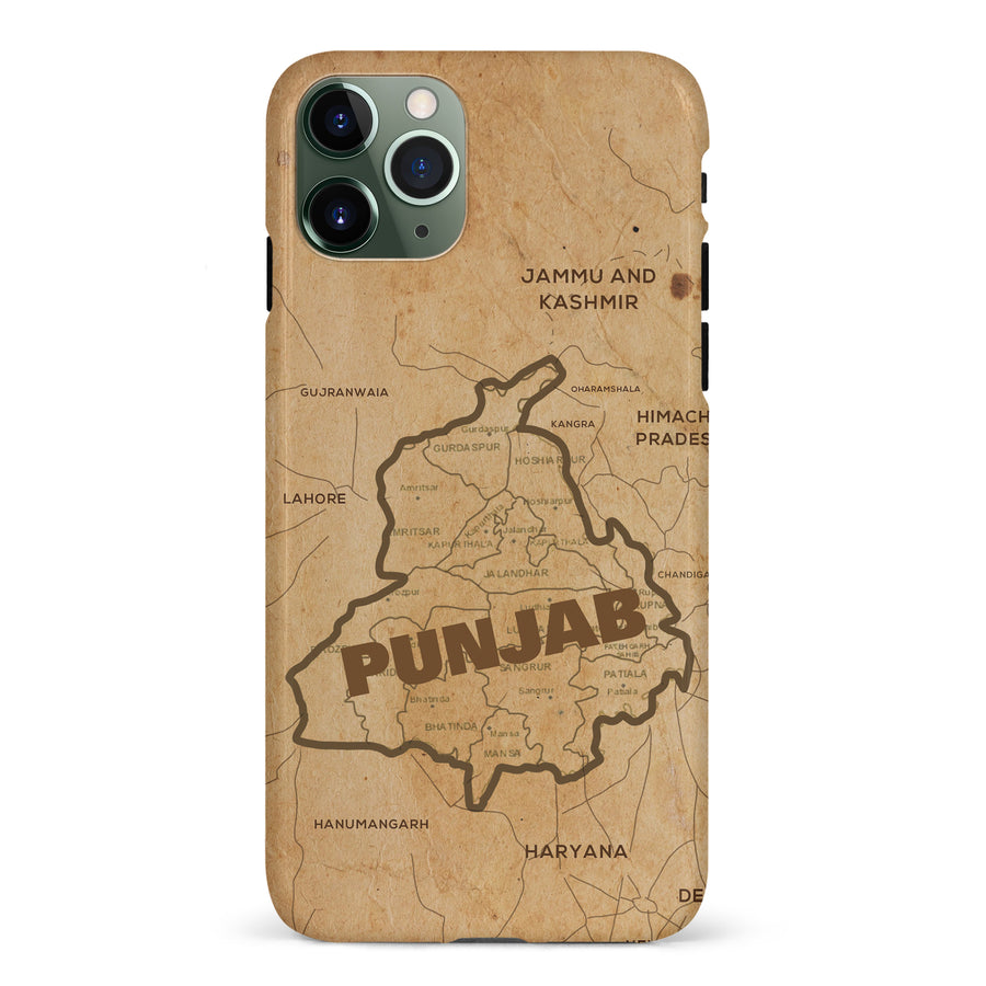 iPhone 11 Pro Map of Punjab Phone Case