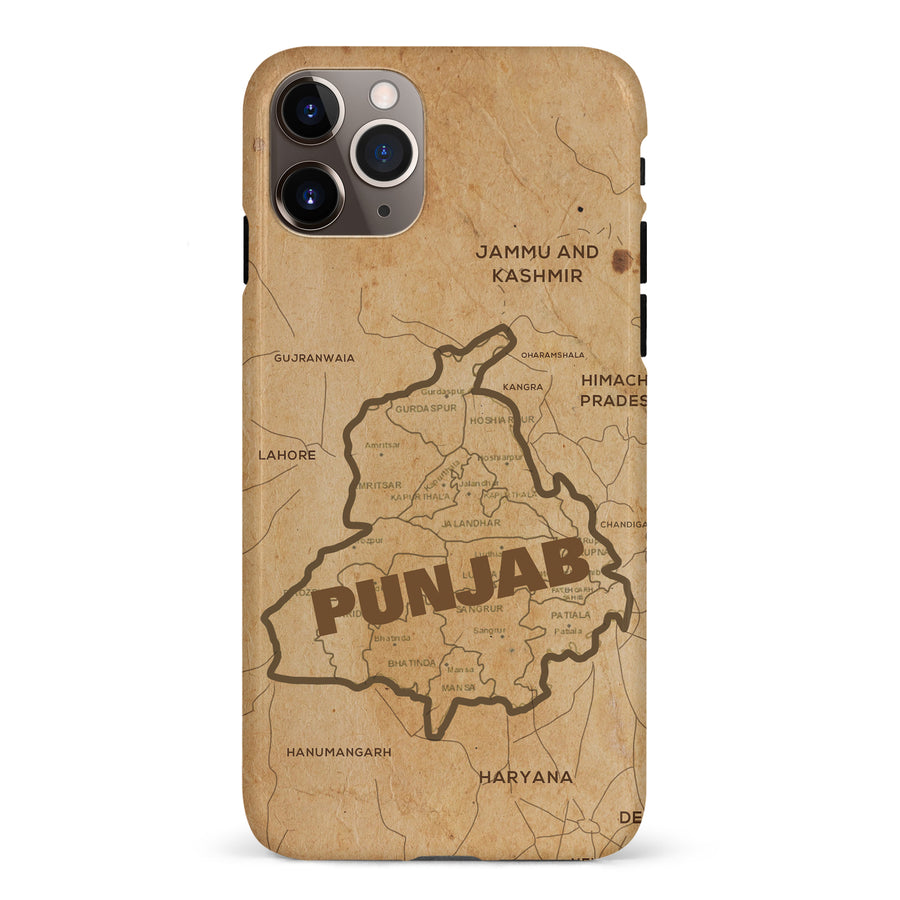 iPhone 11 Pro Max Map of Punjab Phone Case