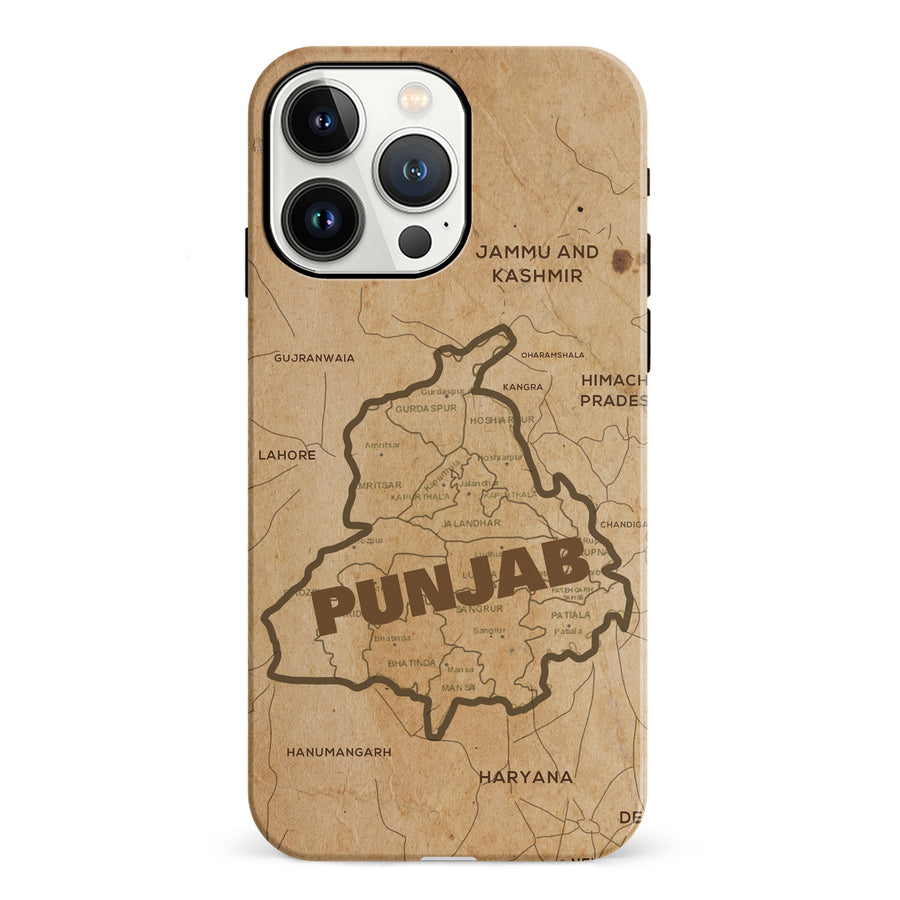 iPhone 13 Pro Map of Punjab Phone Case