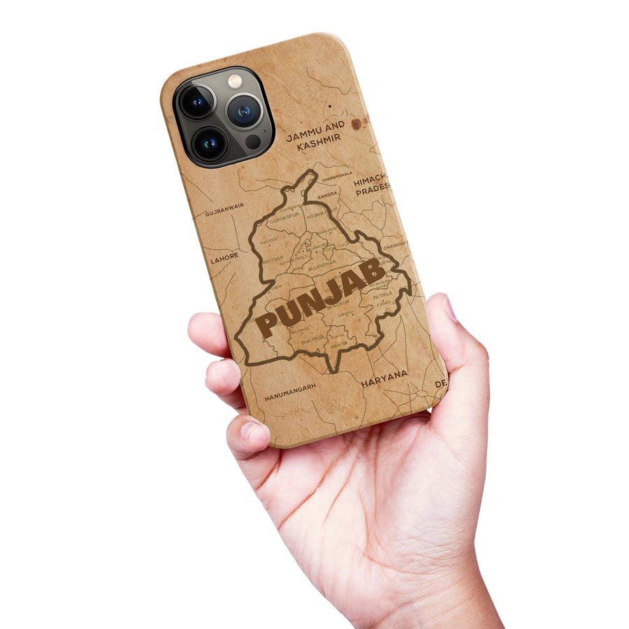 iPhone 13 Pro Max Map of Punjab Phone Case