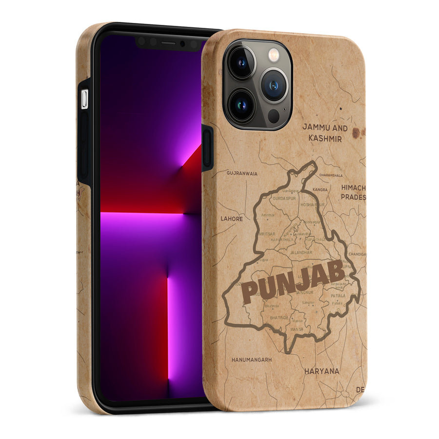 iPhone 13 Pro Max Map of Punjab Phone Case