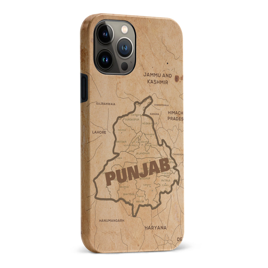 iPhone 13 Pro Max Map of Punjab Phone Case