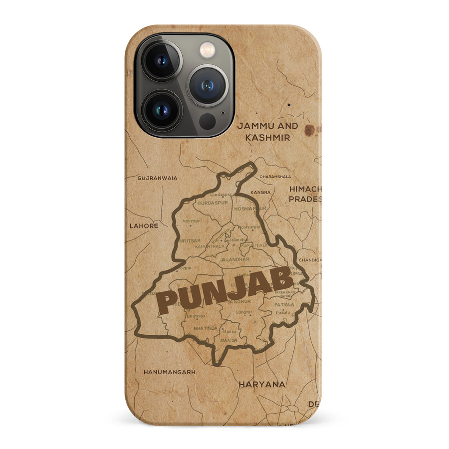 iPhone 14 Pro Map of Punjab Phone Case