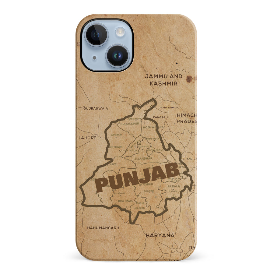 iPhone 14 Plus Map of Punjab Phone Case