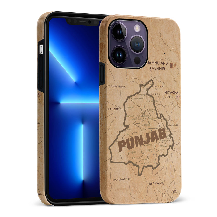 iPhone 14 Pro Max Map of Punjab Phone Case