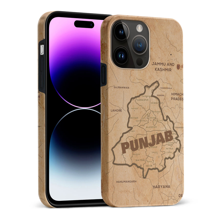 iPhone 15 Pro Max Map of Punjab Phone Case