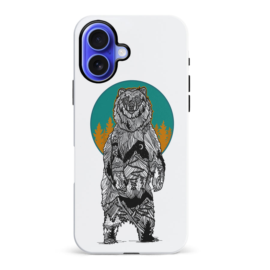 iPhone 16 Plus Kate Zessel Bear Season Phone Case