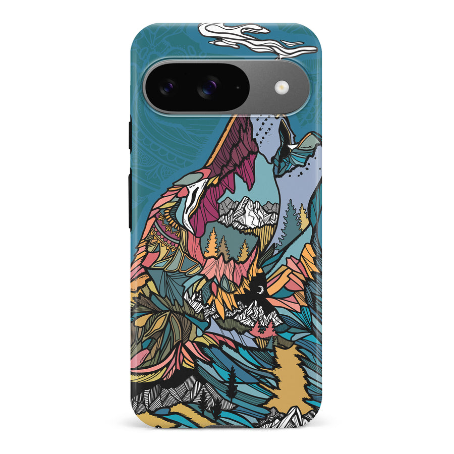 Google Pixel 9 Kate Zessel Coastal Wolf Phone Case