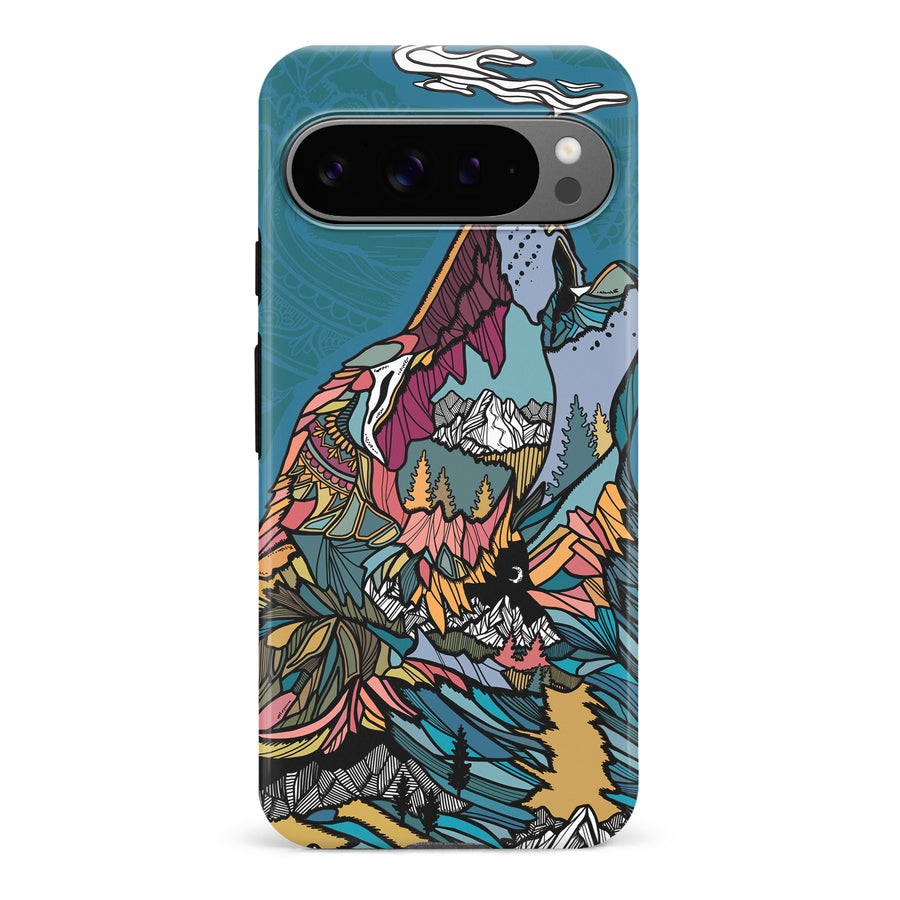 Google Pixel 9 Pro Kate Zessel Coastal Wolf Phone Case