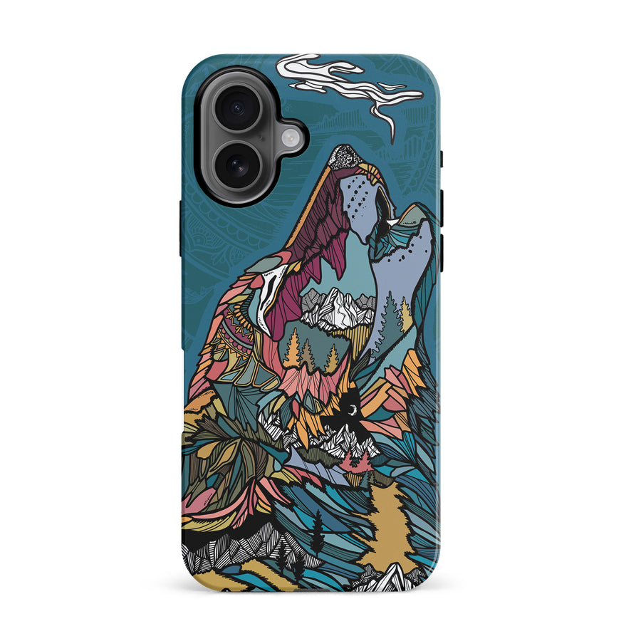 iPhone 16 Kate Zessel Coastal Wolf Phone Case