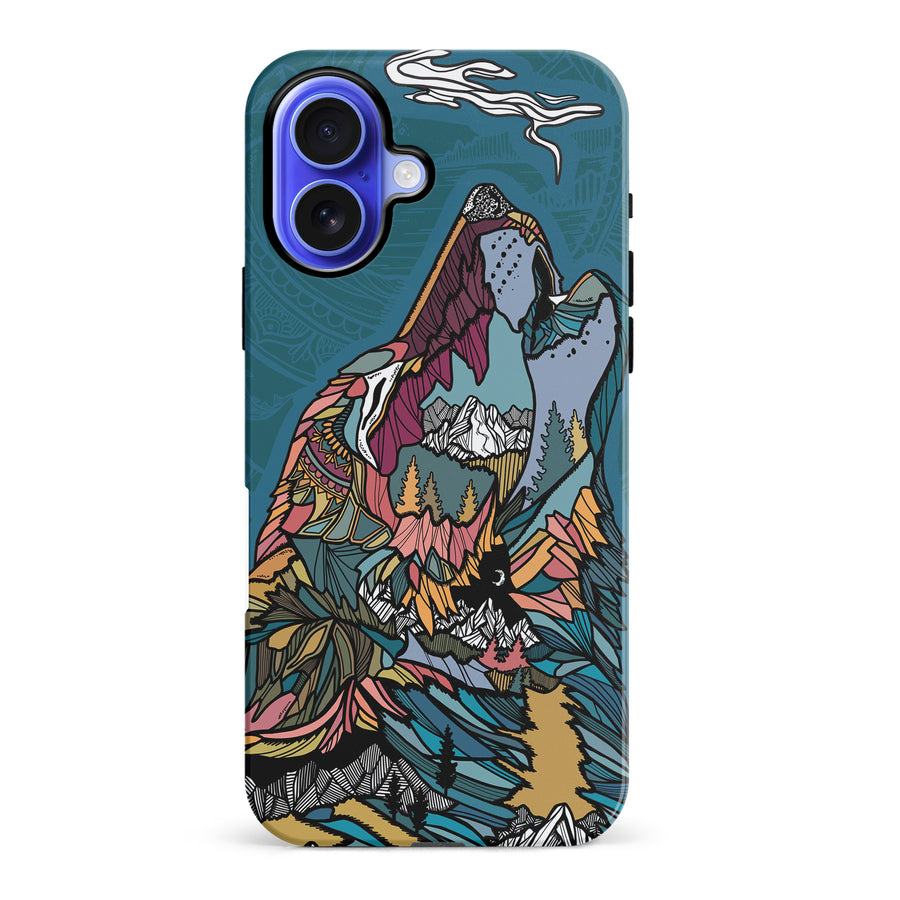 iPhone 16 Plus Kate Zessel Coastal Wolf Phone Case