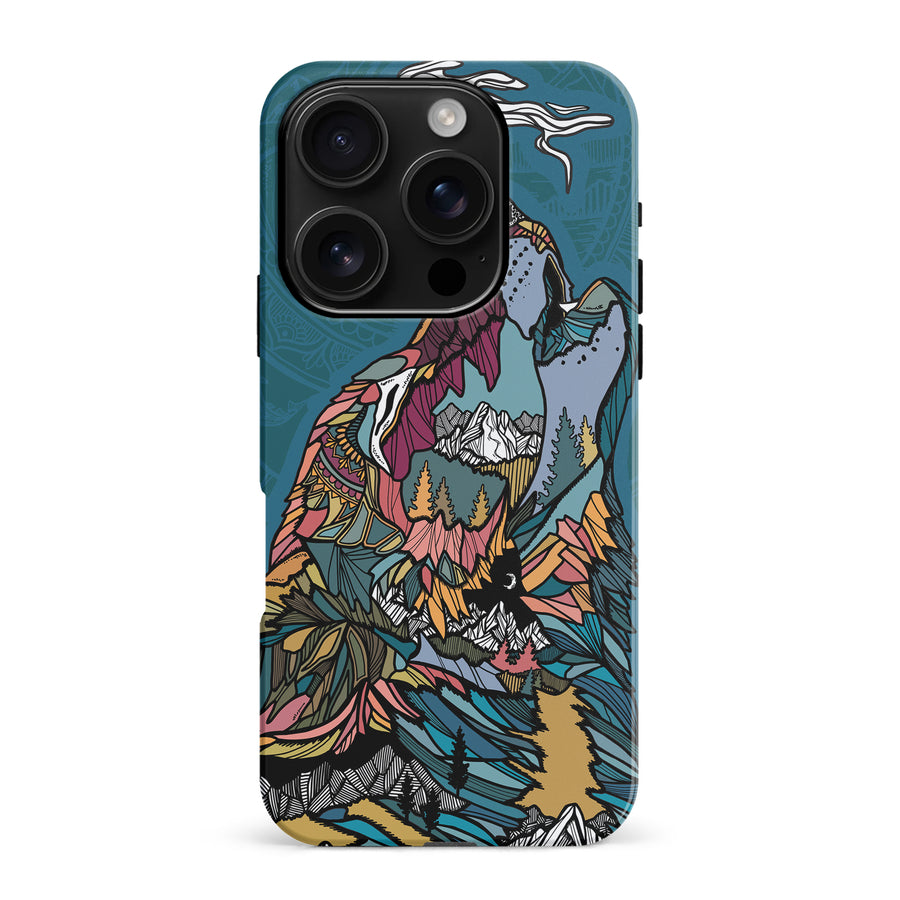 iPhone 16 Pro Max Kate Zessel Coastal Wolf Phone Case