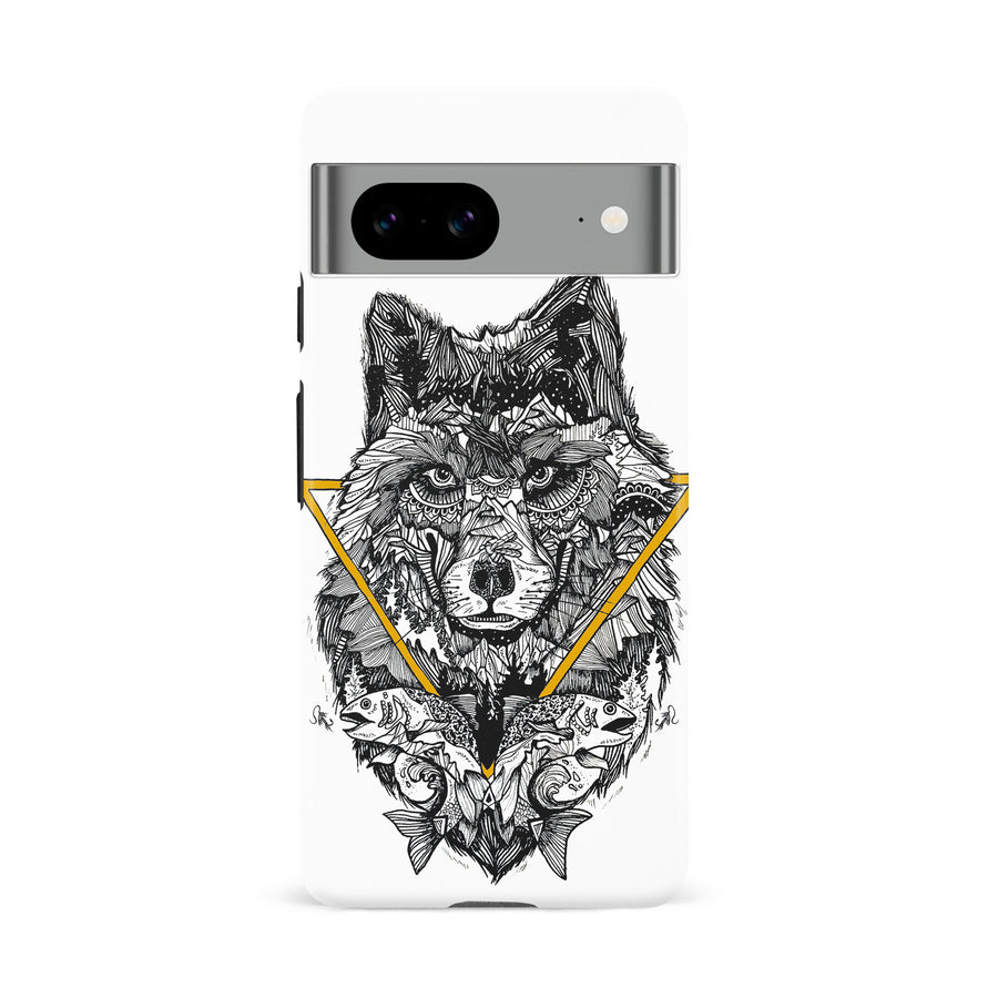 Google Pixel 8A Kate Zessel Wolf Hunger Phone Case