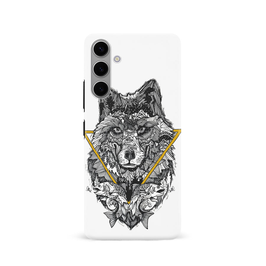 Samsung Galaxy S24 Kate Zessel Wolf Hunger Phone Case