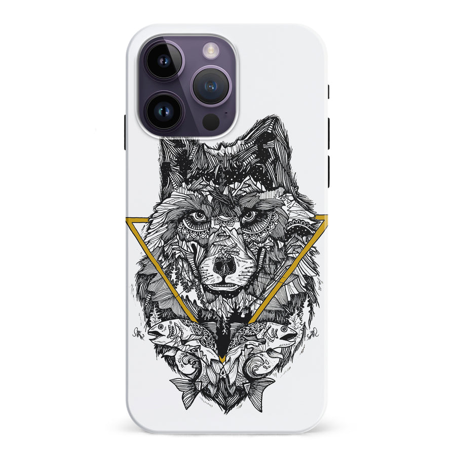 iPhone 15 Pro Kate Zessel Wolf Hunger Phone Case