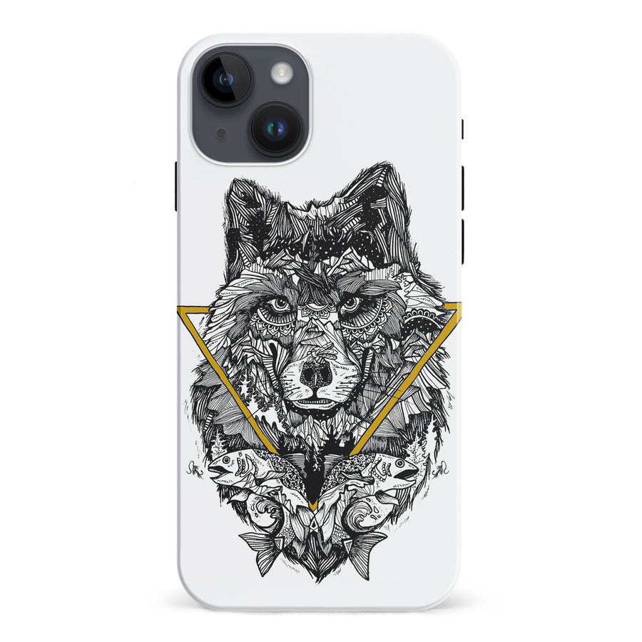 iPhone 15 Plus Kate Zessel Wolf Hunger Phone Case