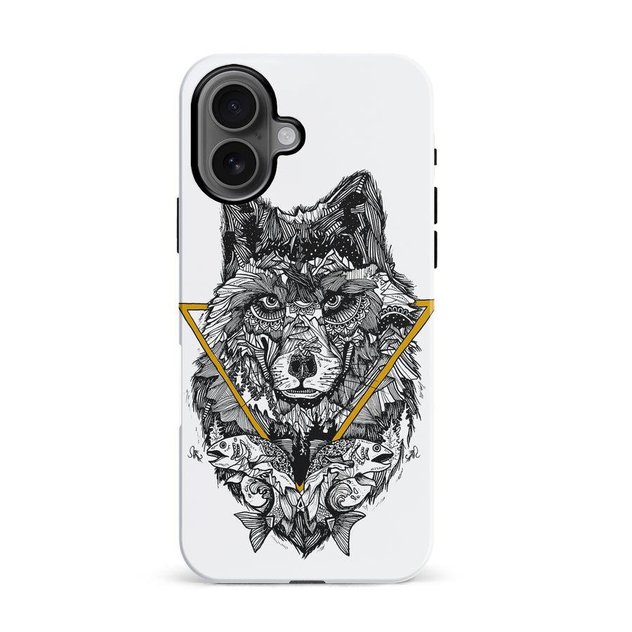 iPhone 16 Kate Zessel Wolf Hunger Phone Case