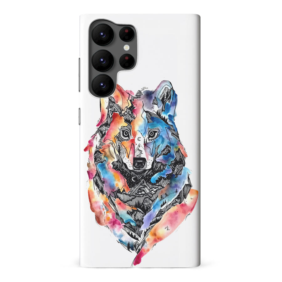 Samsung Galaxy S22 Ultra Kate Zessel Living With Wolves Phone Case