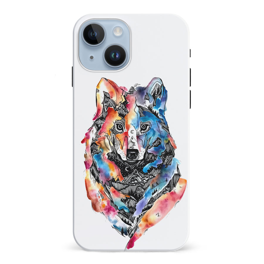 iPhone 15 Kate Zessel Living With Wolves Phone Case