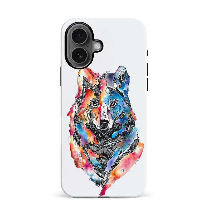 iPhone 16 Kate Zessel Living With Wolves Phone Case