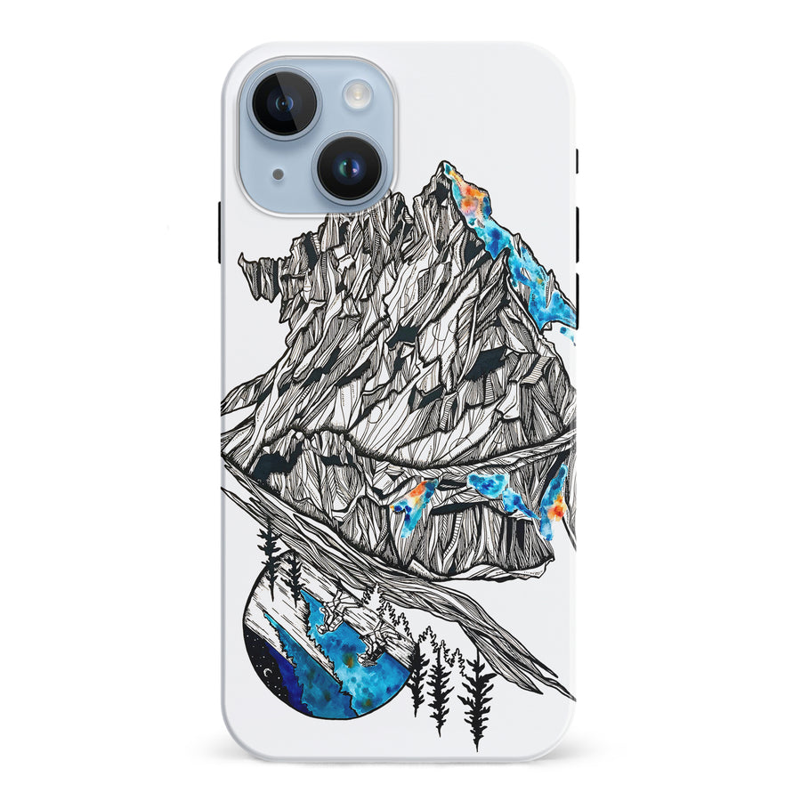 iPhone 15 Kate Zessel A Mountain Memory Phone Case