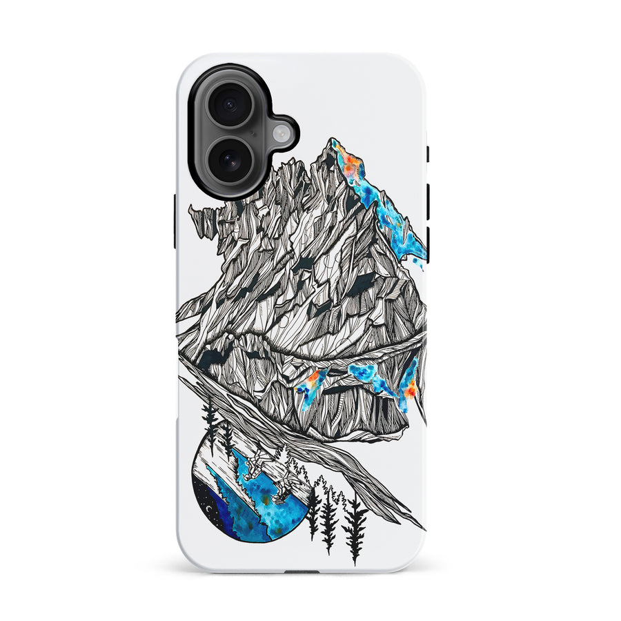 iPhone 16 Kate Zessel A Mountain Memory Phone Case