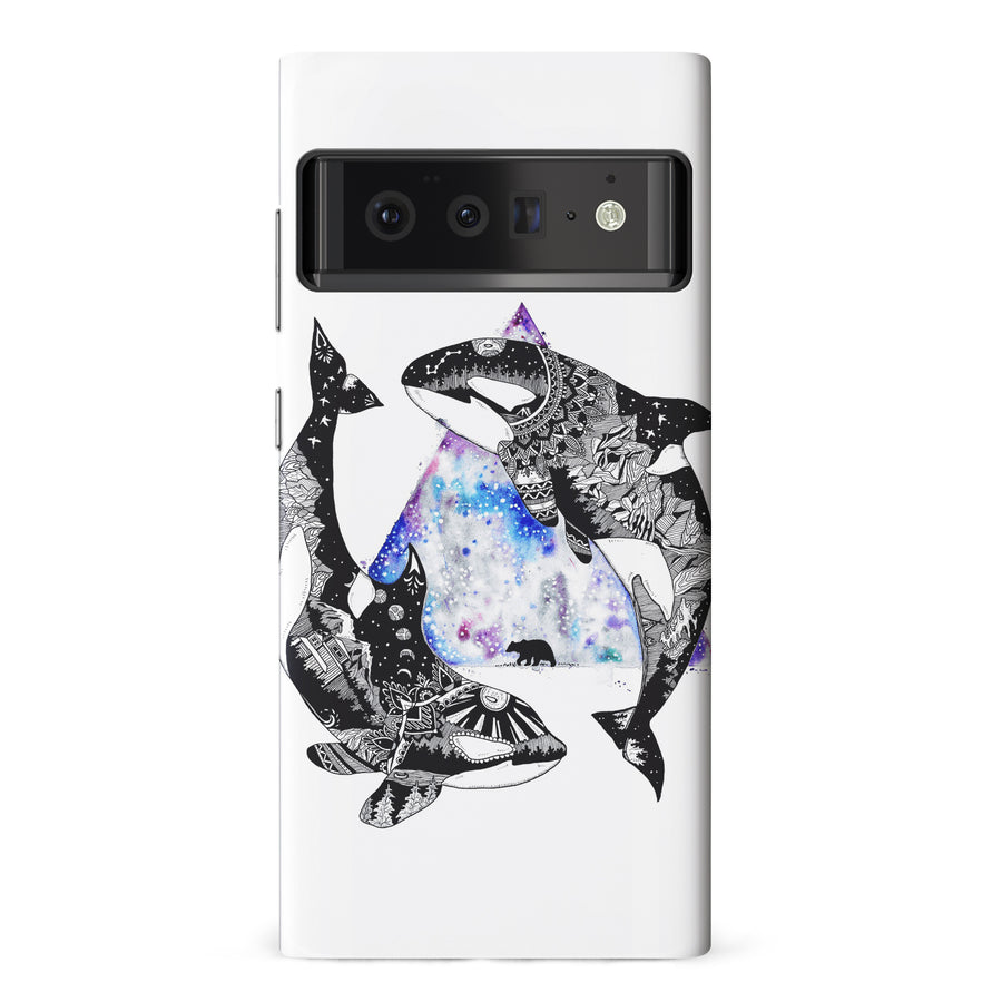 Google Pixel 6 Pro Kate Zessel Whale Phone Case