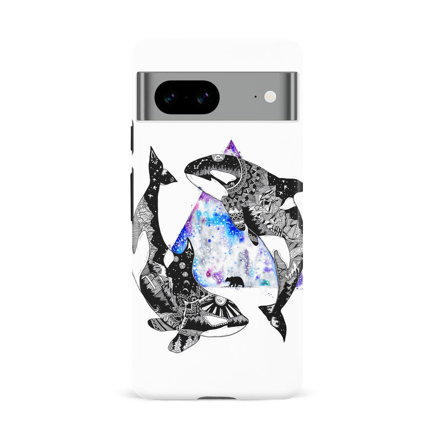 Google Pixel 8A Kate Zessel Whale Phone Case