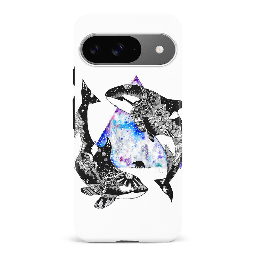 Google Pixel 9 Kate Zessel Whale Phone Case