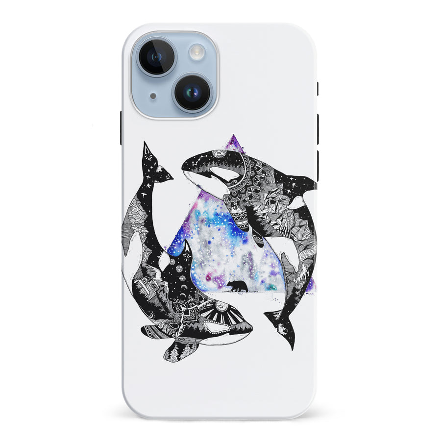 iPhone 15 Kate Zessel Whale Phone Case