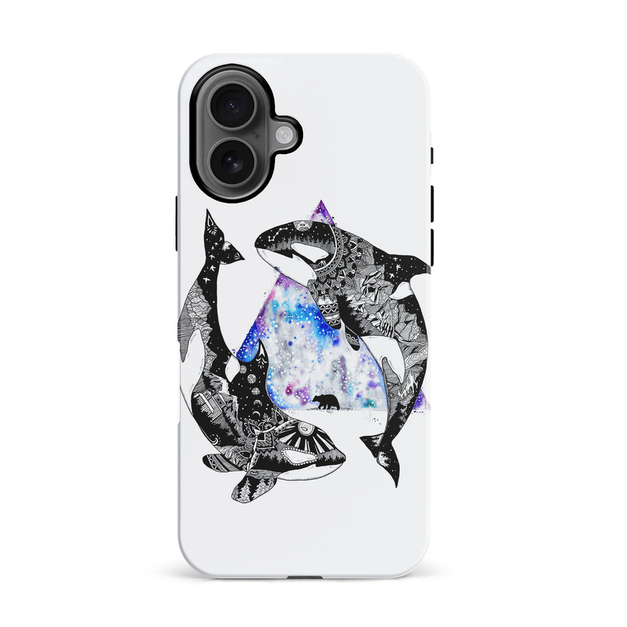 iPhone 16 Kate Zessel Whale Phone Case