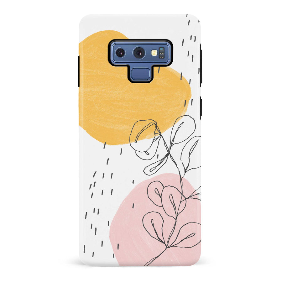 Samsung Galaxy Note 9 Leaves & Stones Phone Case