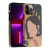 iPhone 13 Pro Max Minimalist Woman Phone Case