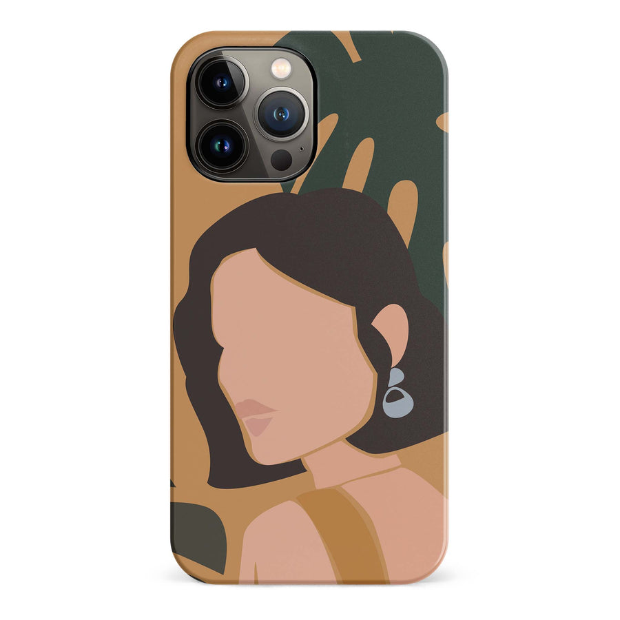 iPhone 13 Pro Max Minimalist Woman Phone Case