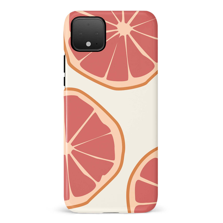 Google Pixel 4 Grapefruit Phone Case